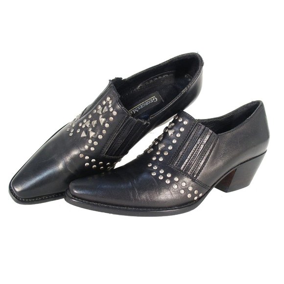 GEORGES MARCIANO (GUESS) Studded Heeled Booties Women's 6.5 B - Picture 5 of 9